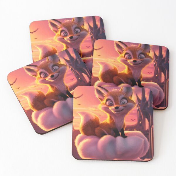 Item preview, Fox Portrait. fox on clouds designed and sold by FoxVibes.