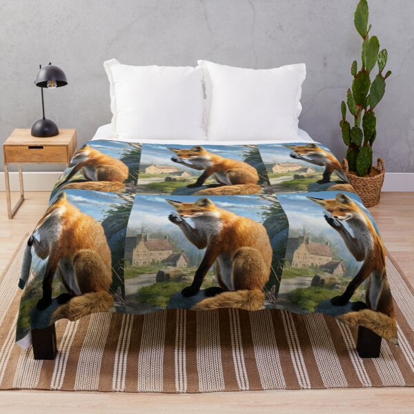 Artikelvorschau, Fuchsporträt. Fuchs mit Smartphone entworfen und verkauft von FoxVibes.