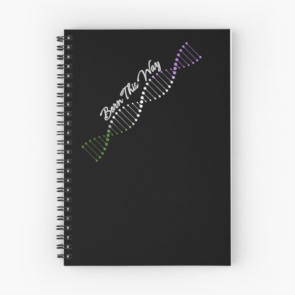 Item preview, Genderqueer Pride Flag DNA, Genderqueer Born This Way Pride Design designed and sold by Travelslightly.
