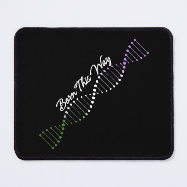 Item preview, Genderqueer Pride Flag DNA, Genderqueer Born This Way Pride Design designed and sold by Travelslightly.