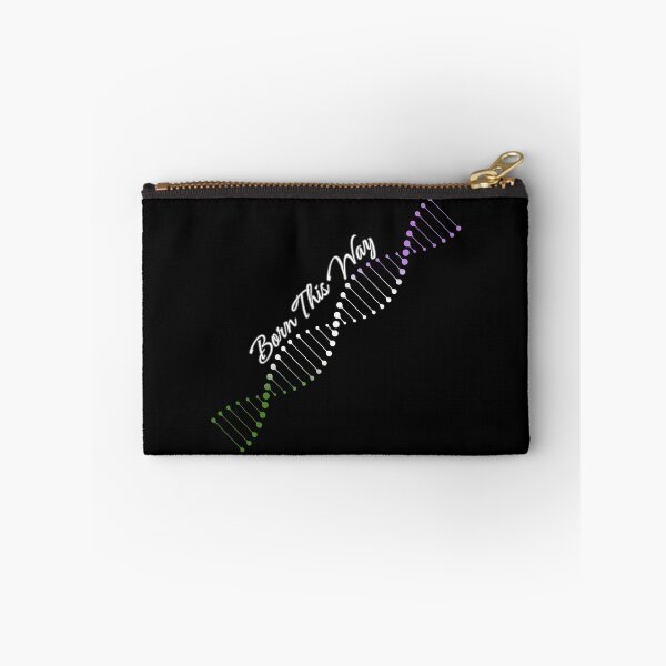 Item preview, Genderqueer Pride Flag DNA, Genderqueer Born This Way Pride Design designed and sold by Travelslightly.