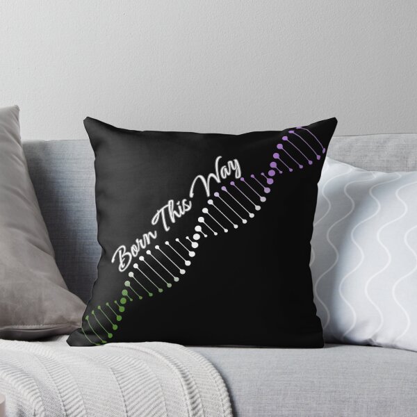 Item preview, Genderqueer Pride Flag DNA, Genderqueer Born This Way Pride Design designed and sold by Travelslightly.