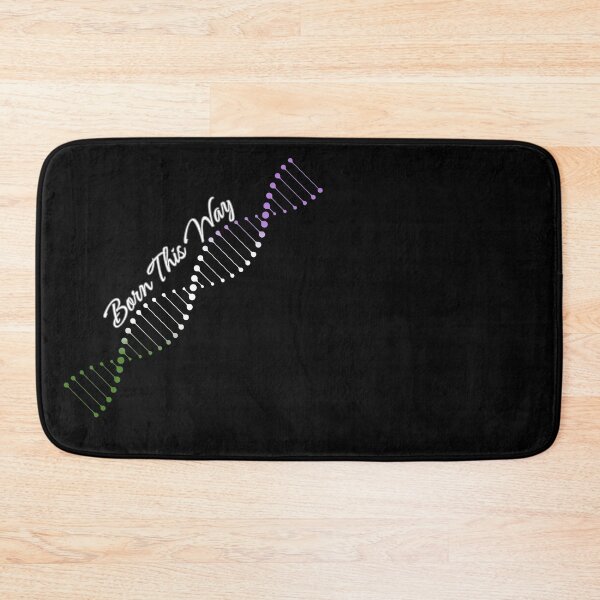 Item preview, Genderqueer Pride Flag DNA, Genderqueer Born This Way Pride Design designed and sold by Travelslightly.