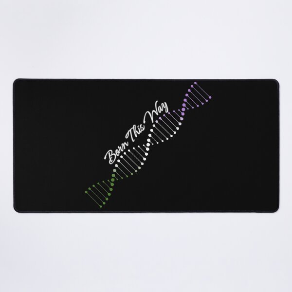 Item preview, Genderqueer Pride Flag DNA, Genderqueer Born This Way Pride Design designed and sold by Travelslightly.