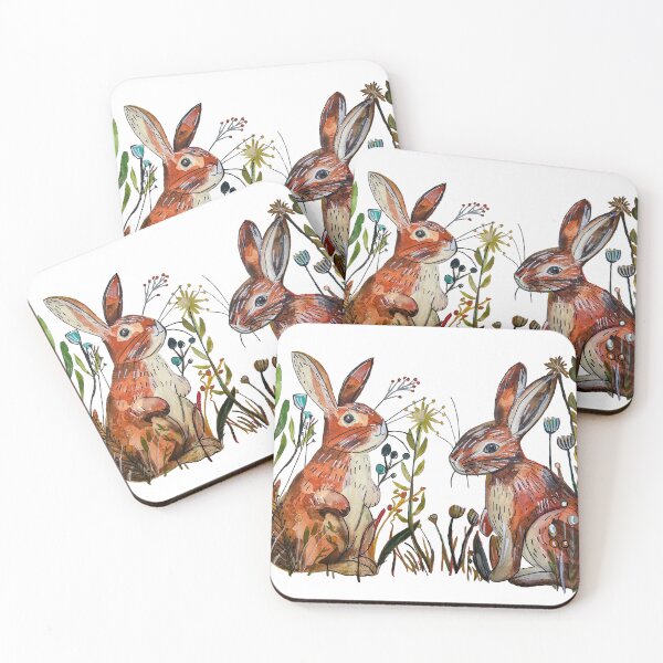 Item preview, Rabbits in the Field designed and sold by Artlizzard.