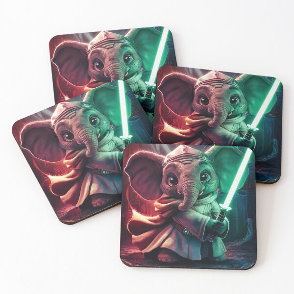 Item preview, Elephant Portrait. elephant light saber designed and sold by ElephantVibes.