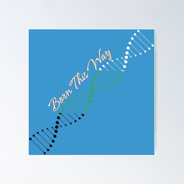 Item preview, Neutrois Pride Flag DNA, Neutrois Born This Way Pride Design designed and sold by Travelslightly.