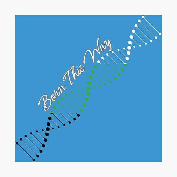 Item preview, Neutrois Pride Flag DNA, Neutrois Born This Way Pride Design designed and sold by Travelslightly.