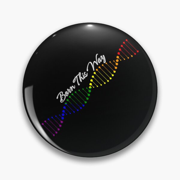Item preview, LGBTQIA+ Pride Flag DNA, Rainbow Born This Way Pride Design designed and sold by Travelslightly.