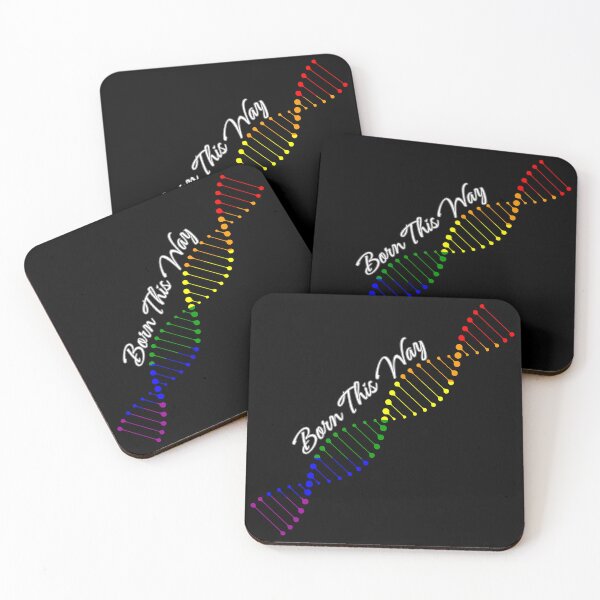Item preview, LGBTQIA+ Pride Flag DNA, Rainbow Born This Way Pride Design designed and sold by Travelslightly.