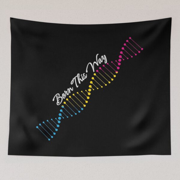 Item preview, Pansexual Pride Flag DNA, Pan Born This Way Pride Design designed and sold by Travelslightly.