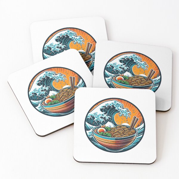 Item preview,  Great Ramen Wave designed and sold by asbno19.