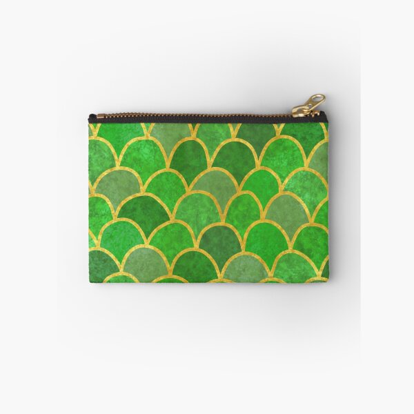 Item preview, Green Gold Wave Pattern designed and sold by Ananamorph Art @Nana Totem Wolfe.