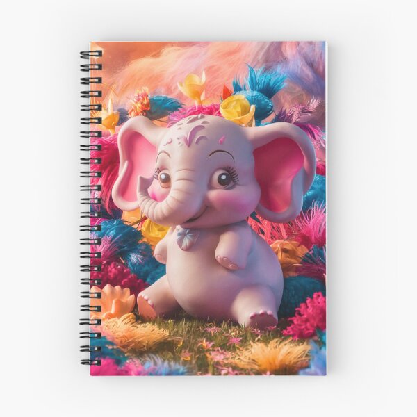 Item preview, Elephant Portrait. floral elephant designed and sold by ElephantVibes.