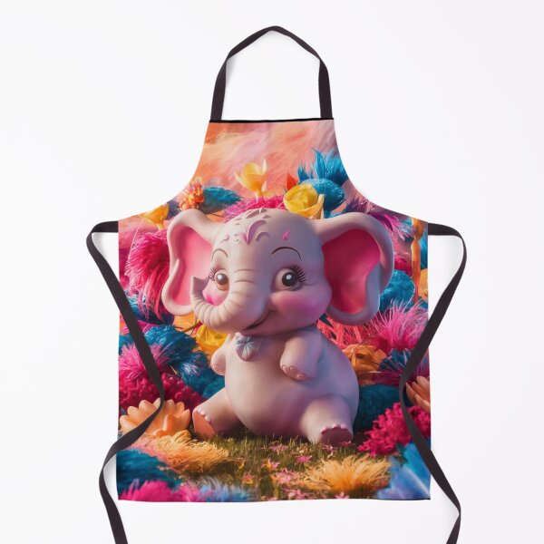 Item preview, Elephant Portrait. floral elephant designed and sold by ElephantVibes.