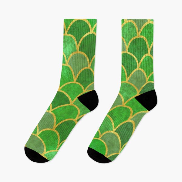 Item preview, Green Gold Wave Pattern designed and sold by Ananamorph Art @Nana Totem Wolfe.