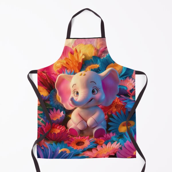 Item preview, Elephant Portrait. floral elephant designed and sold by ElephantVibes.