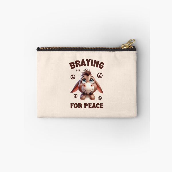 Item preview, Cute Cartoon Donkey: Braying for a More Peaceful World designed and sold by kcaandwu.