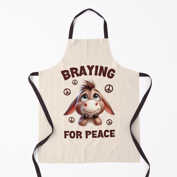 Item preview, Cute Cartoon Donkey: Braying for a More Peaceful World designed and sold by kcaandwu.