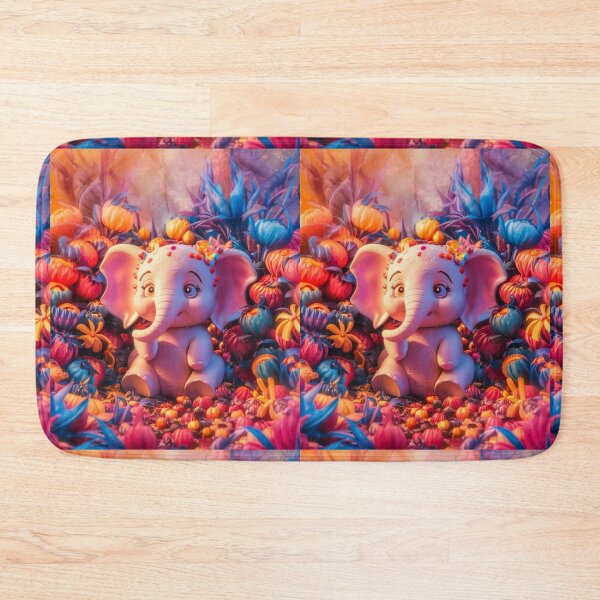 Item preview, Elephant Portrait. floral elephant designed and sold by ElephantVibes.