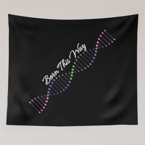 Item preview, Trigender Pride Flag DNA, Trigender Born This Way Pride Design designed and sold by Travelslightly.