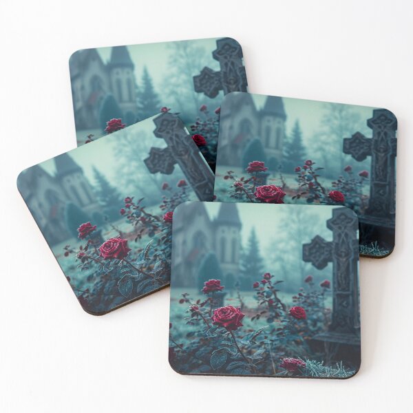 Item preview, Winter Cross and Roses designed and sold by Art by Lilia.