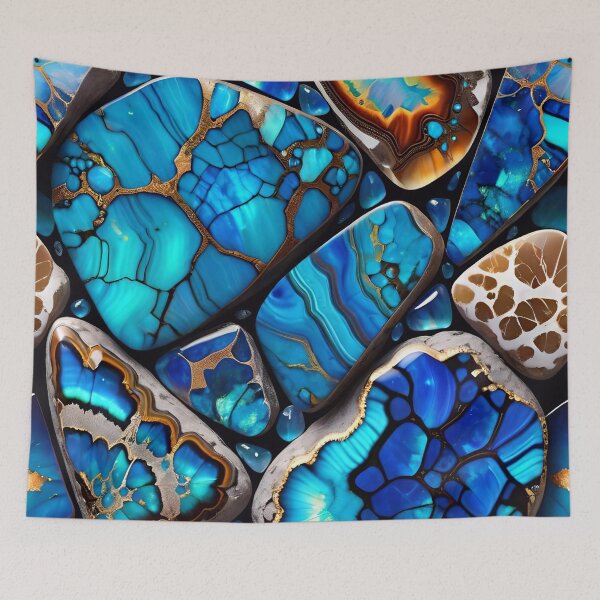 Item preview, Abstract Boulder Opal Stone Pattern designed and sold by TheArtOfPat.