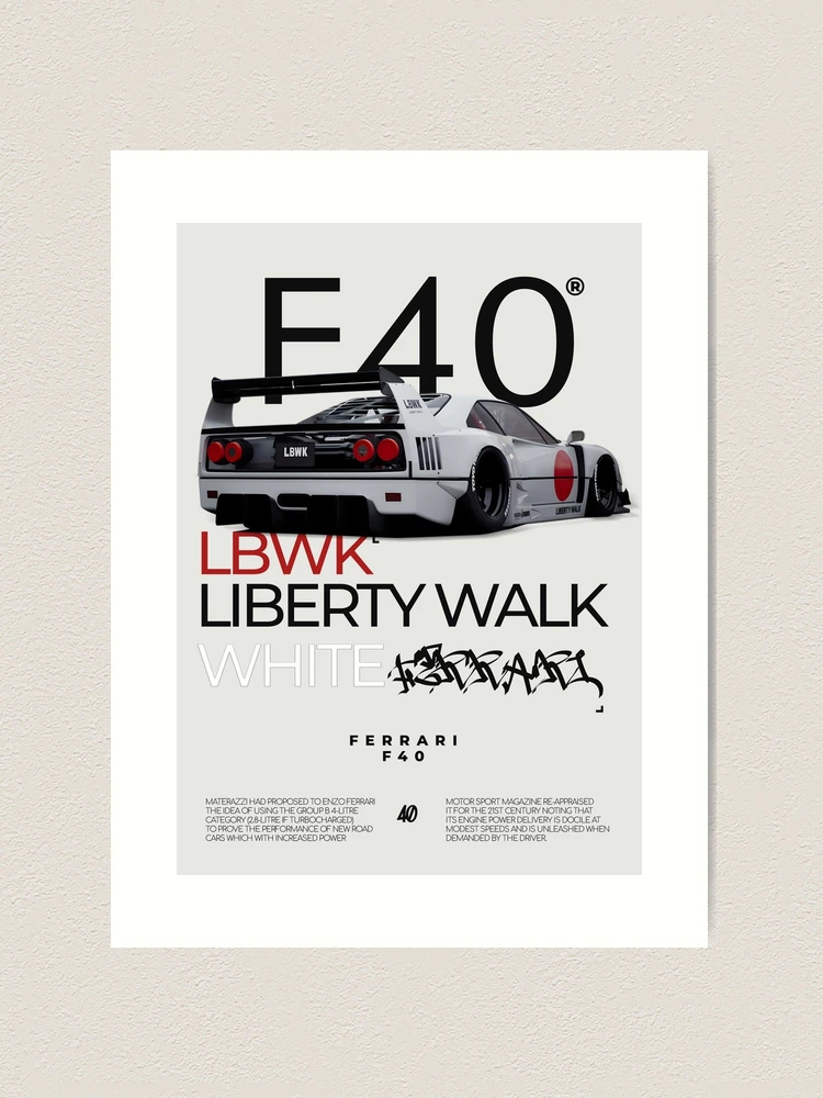 Liberty Walk Ferrari F40 Minimalist