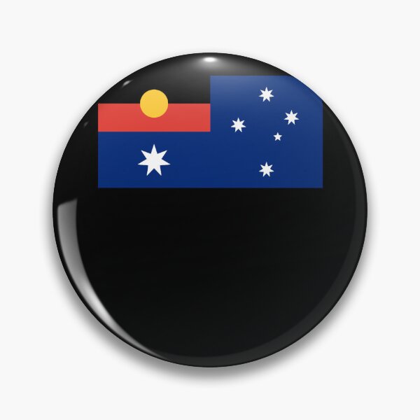 Item preview, Australian Flag with Aboriginal Flag designed and sold by Daviddaveys.