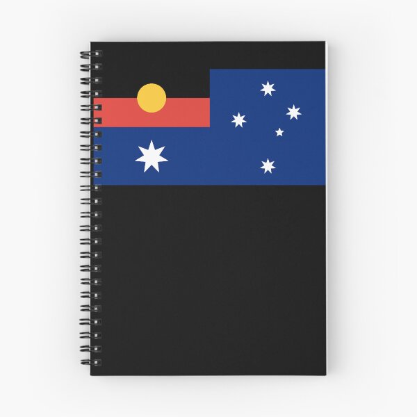 Item preview, Australian Flag with Aboriginal Flag designed and sold by Daviddaveys.