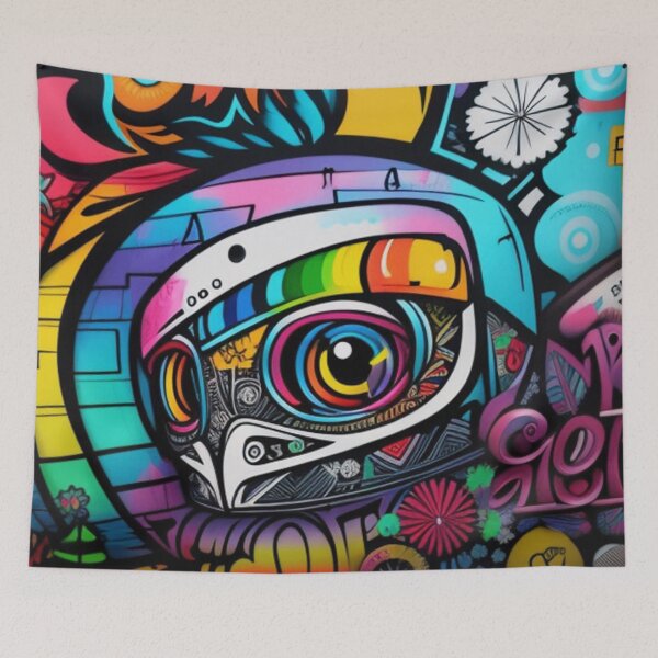 Item preview, Graffiti wall art designed and sold by Roxburylane.