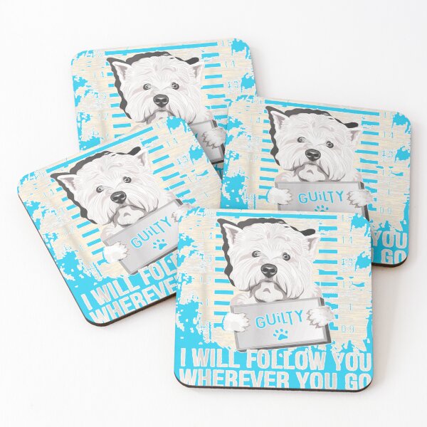 Item preview, Arrested West Highland White Terrier Personal Stalker Westie   designed and sold by JoanyDoyl.