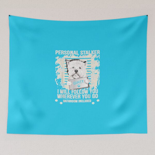 Item preview, Arrested West Highland White Terrier Personal Stalker Westie   designed and sold by JoanyDoyl.