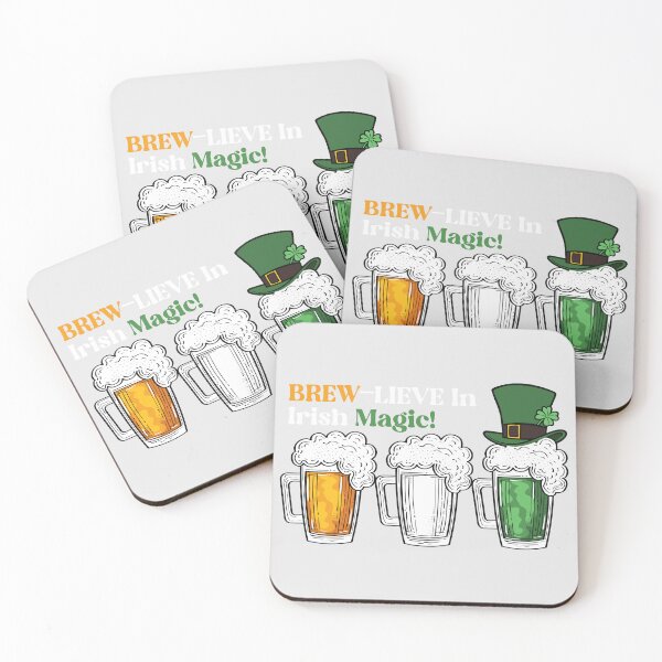 Item preview, Leprechaun Luck With Every Sip! Brew-lieve In Irish Magic T-Shirt designed and sold by kcaandwu.