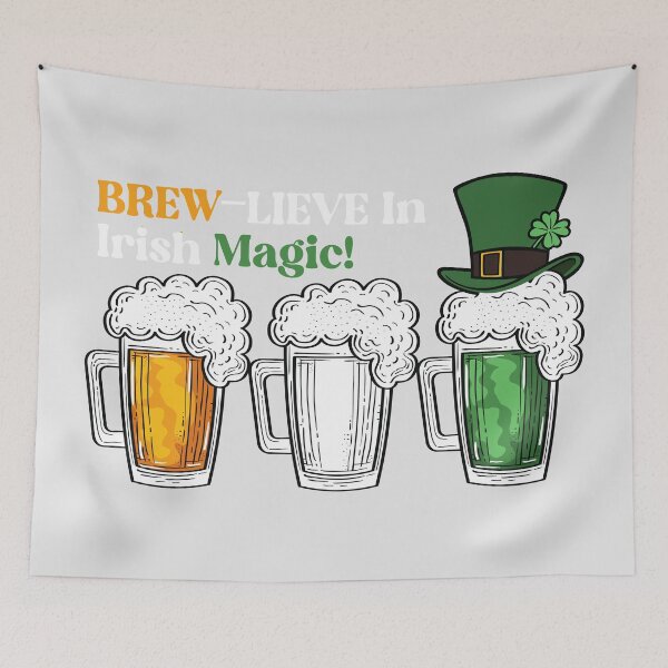 Item preview, Leprechaun Luck With Every Sip! Brew-lieve In Irish Magic T-Shirt designed and sold by kcaandwu.