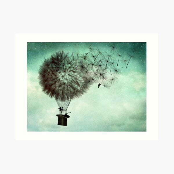 The business men's goodbye Art Print