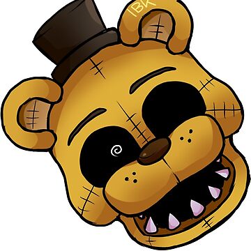 Five Nights at Freddy's - FNAF - Golden Freddy Sticker for Sale by  Kaiserin