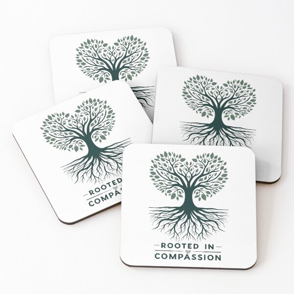 Item preview, Rooted in Compassion Tree Design - Inspirational Nature Artwork designed and sold by FarBeyound.