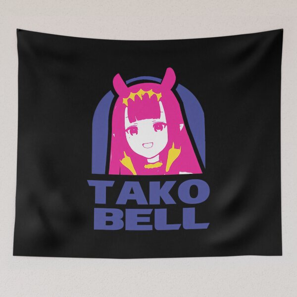 Item preview, Hololive EN Ina TAKO BELL Logo Parody designed and sold by AydenCronin.