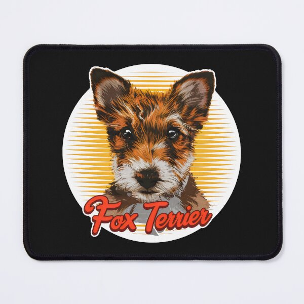 Item preview, Fox Terrier Portrait: Red, Brown & White Energy designed and sold by SplashTastic.