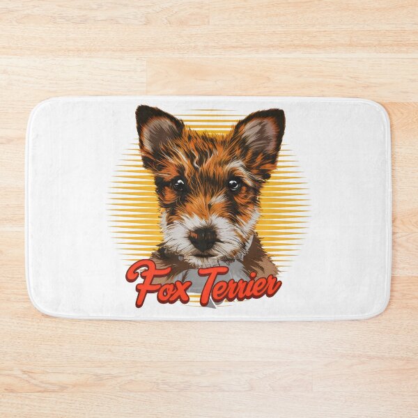 Item preview, Fox Terrier Portrait: Red, Brown & White Energy designed and sold by SplashTastic.