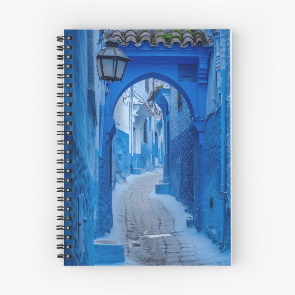 Item preview, Blue alleyway in Chefchaouen, Morocco designed and sold by Artessie.