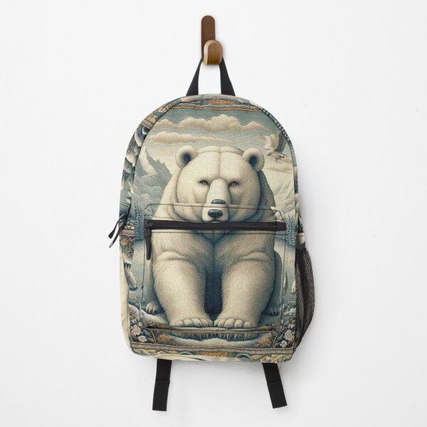 Item preview, Polar Bear in Frozen Lake designed and sold by Illuministique.