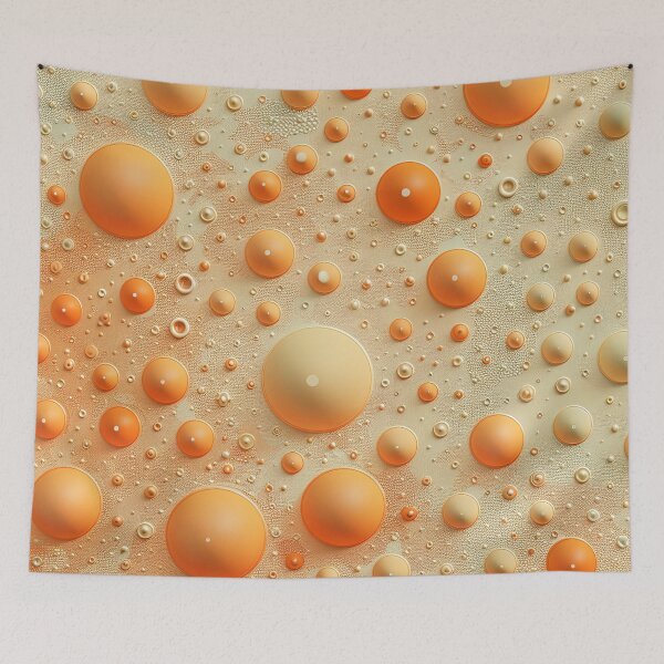 Item preview, Orange dots pattern designed and sold by FlowersColorful.