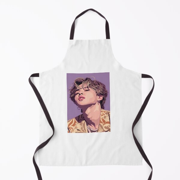 Item preview, BTS Jimin Illustration Purple Background designed and sold by IdolinkEmporium.