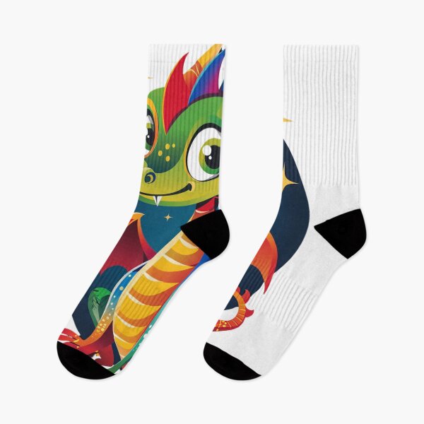 Item preview, Cute Dragon: Colorful Cartoon Dragon Illustration designed and sold by Fantasy Masterpiece.