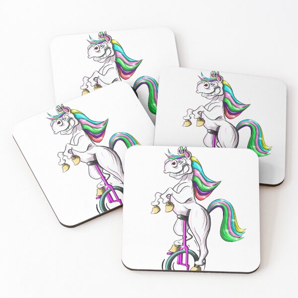 Item preview, Unicycling Unicorn designed and sold by comandopear.