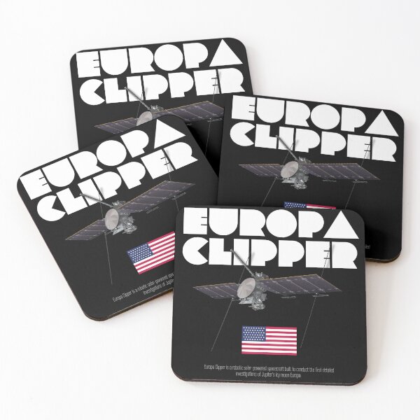 Item preview, NASA Europa Clipper USA Space Program Retro Logo designed and sold by marboywonderboy.