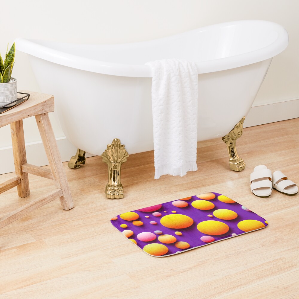Item preview, Bath Mat designed and sold by FlowersColorful.