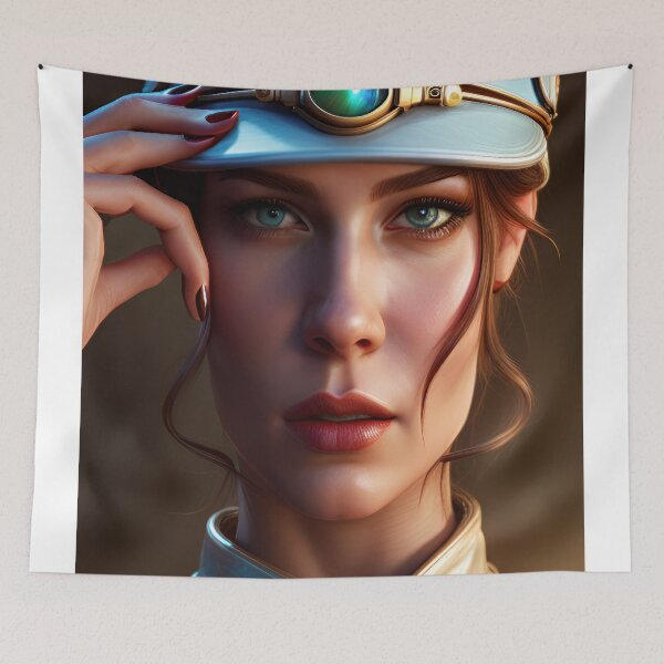 Aperçu de l'œuvre Beauté Raver Femme créée et vendue par 3dvirtualand.
